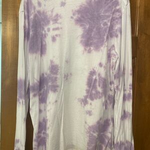 ZYIA Lavender Tie-Dye Cotton Tee